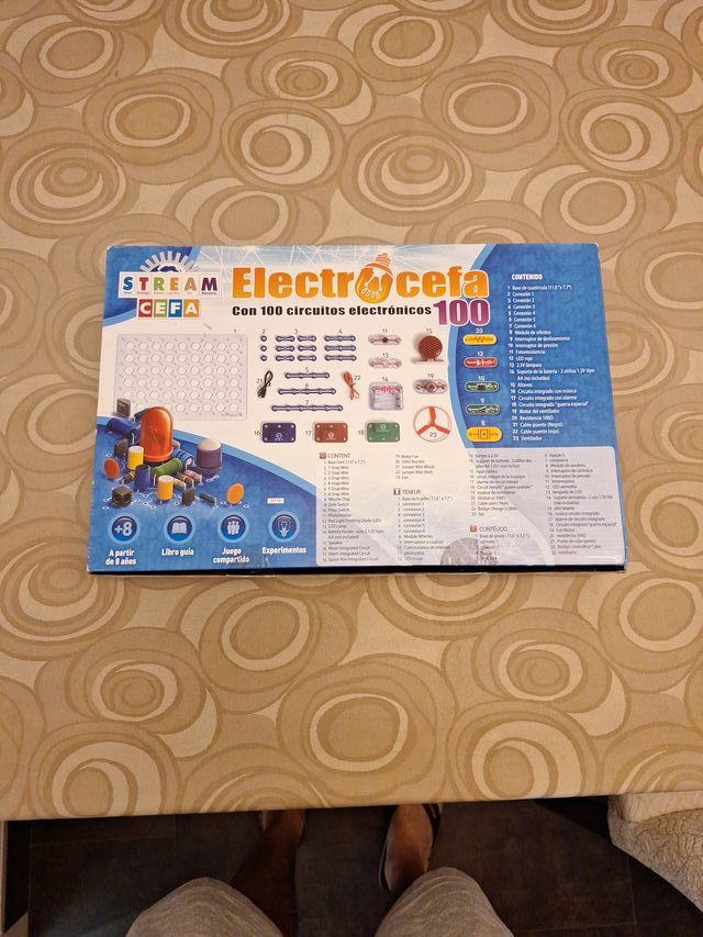 Juego de Electrónica Electrocefa 100 Circuitos