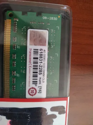 Memoria RAM 4GB DDR3 1333MHz Transcend