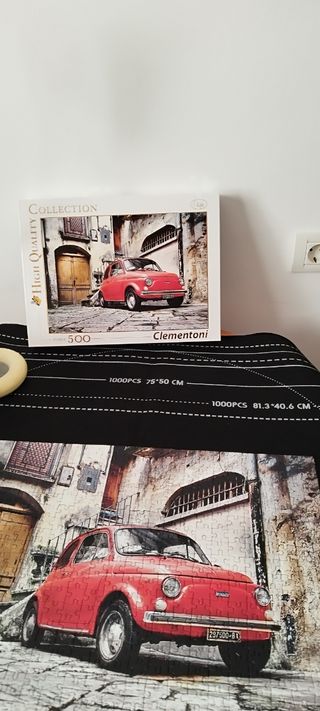 Puzzle 500 piezas Coche Rojo
