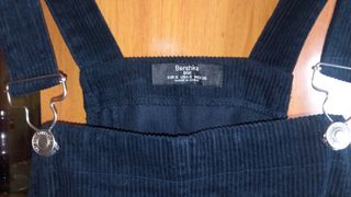 Falda Peto Bershka Azul Talla S