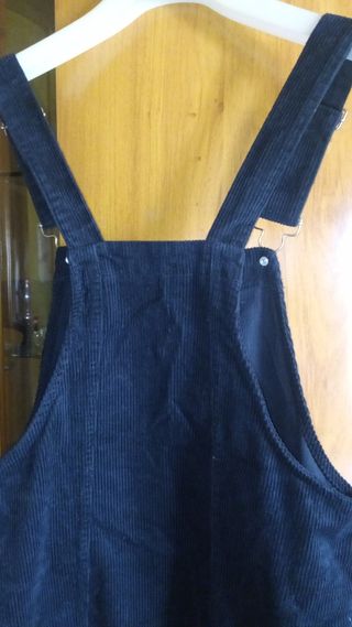 Falda Peto Bershka Azul Talla S