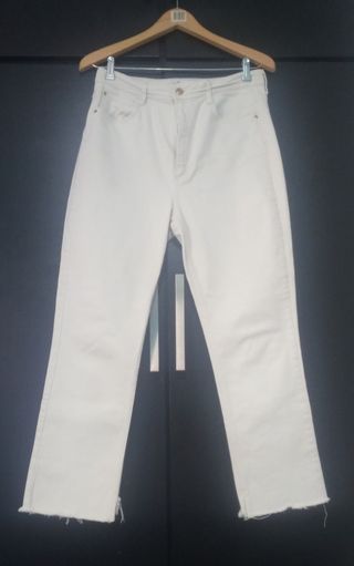 Pantalones Zara Beige Mujer