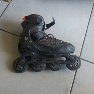 Patines en línea OXELO roller fitness FIT 3 negros