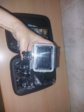 Cámara Deportiva Negra con Accesorios NUEVA