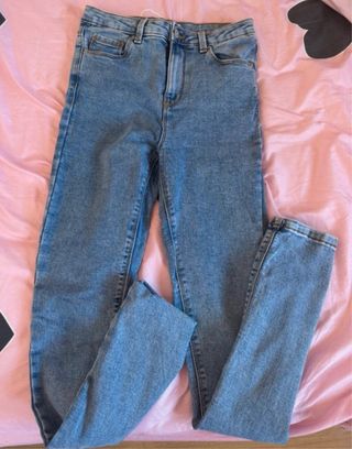 Pantalones vaqueros mujer azules