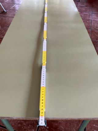 Mesa Escritorio Pupitre Doble Madera y Metal