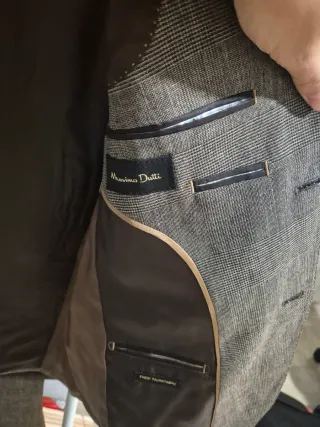 Traje Massimo Dutti Lino Hombre