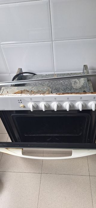 Placa vitrocerámica y horno. Regalo