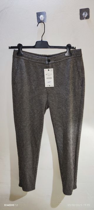 Pantalón M pata gallo nuevo