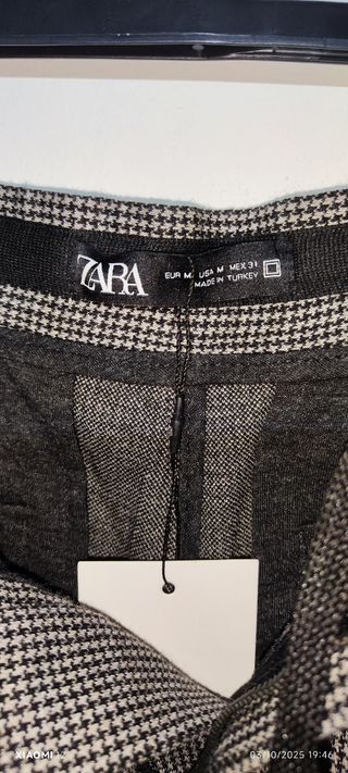 Pantalón M pata gallo nuevo