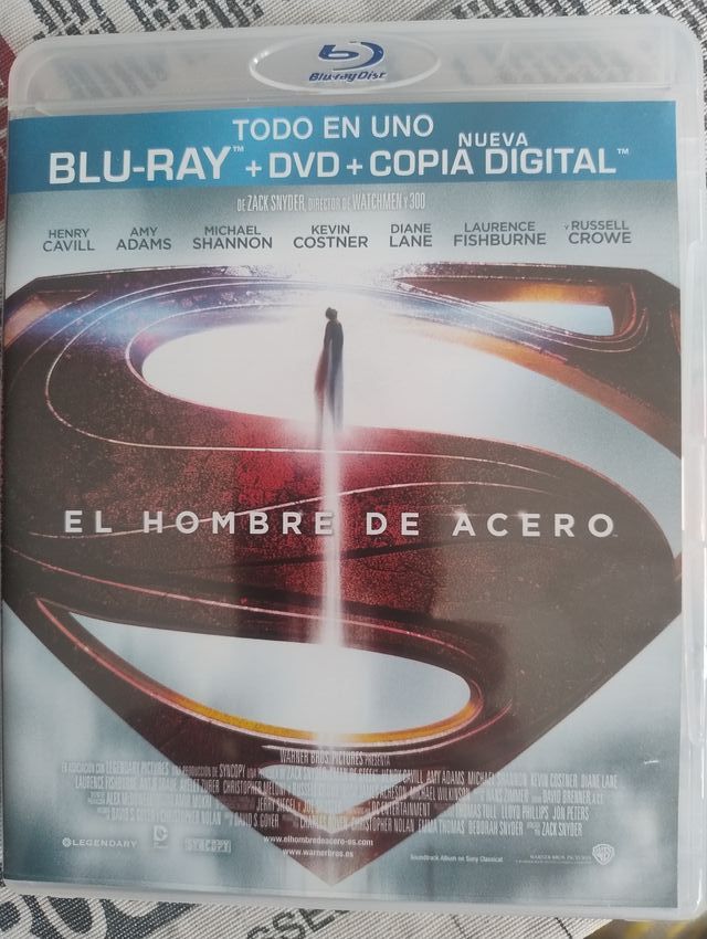 El Hombre de Acero Blu-ray + DVD + Copia Digital