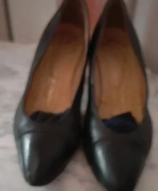 Zapatos vintage piel auténtica talla 39