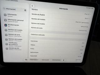 iPad 10ª Gen Plata.
