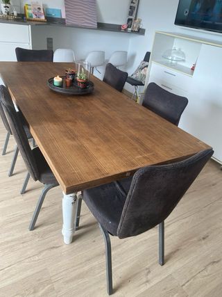 Mesa comedor rectangular madera