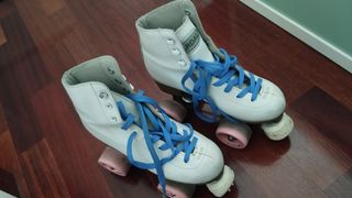 Patines Artísticos Blancos talla 35