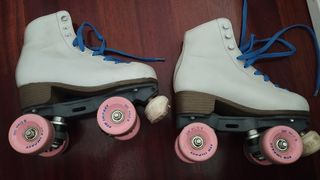 Patines Artísticos Blancos talla 35