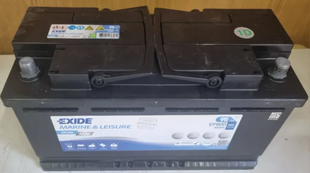 Batería AGM Exide 95Ah Dual AGM