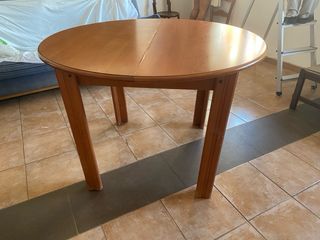 Mesa de comedor extensible madera