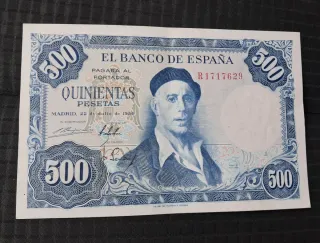 Billete 500 pesetas 1954