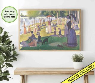 Cuadro Tarde de domingo Grande Jatte - Decoracion