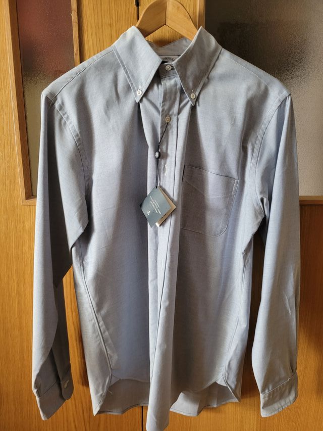 Camisa Brooks Brothers Oxford T.38 Azul