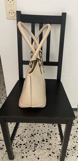 Bolso shopper Guess original color beige