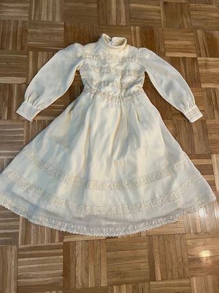 Vestido de Primera Comunión blanco