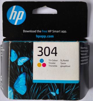 Cartucho HP 304 Tricolor Original Sin Abrir