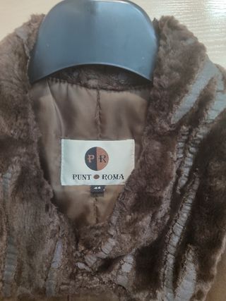 Chaquetón mujer PUNT ROMA marrón