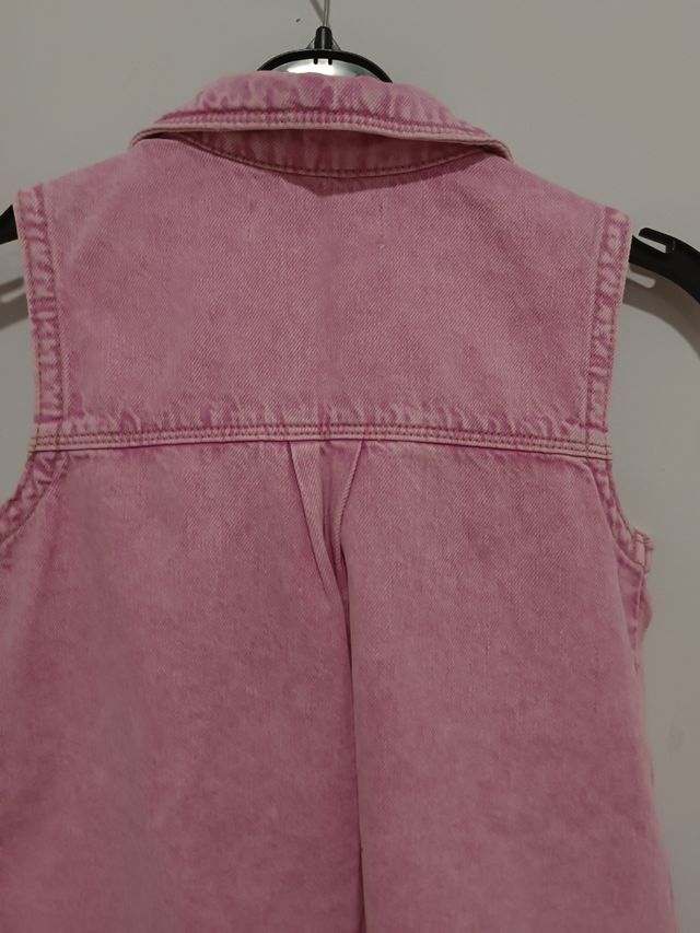 Vestido vaquero Zara niña rosa