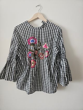 Blusa Pinkie cuadros 