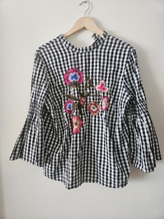Blusa Pinkie cuadros 