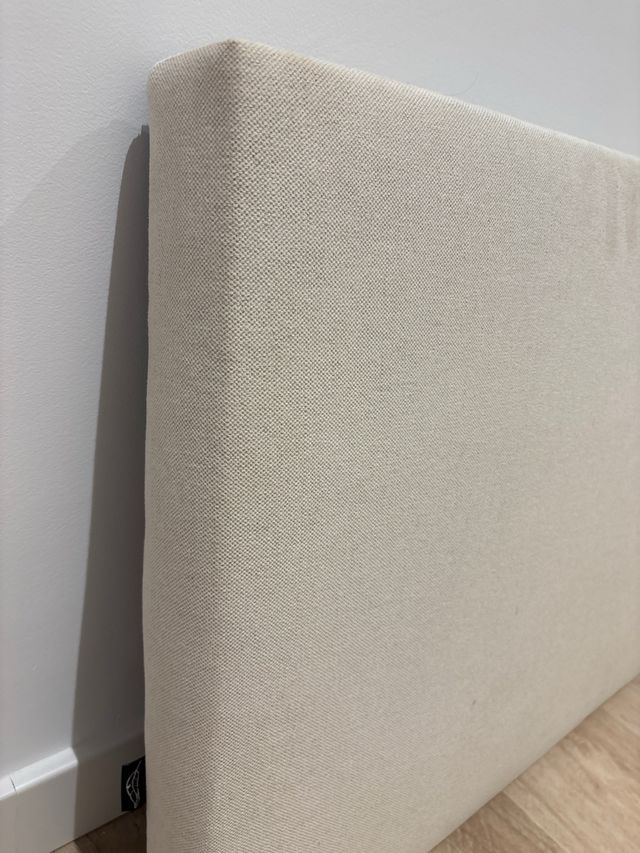 Testiera da letto Maison du Monde in lino beige