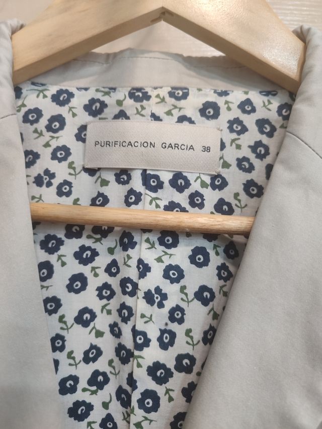 Americana Purificación García Talla 38 Beige