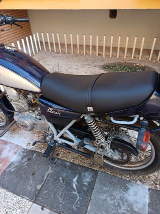 Yamaha SR 250 Classic Azul/Plata