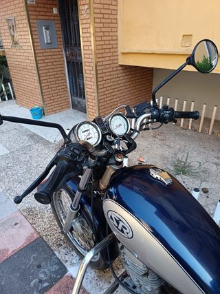 Yamaha SR 250 Classic Azul/Plata