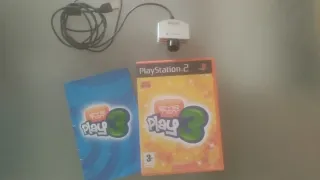 Consola PS2 Negra Completa con Micrófonos