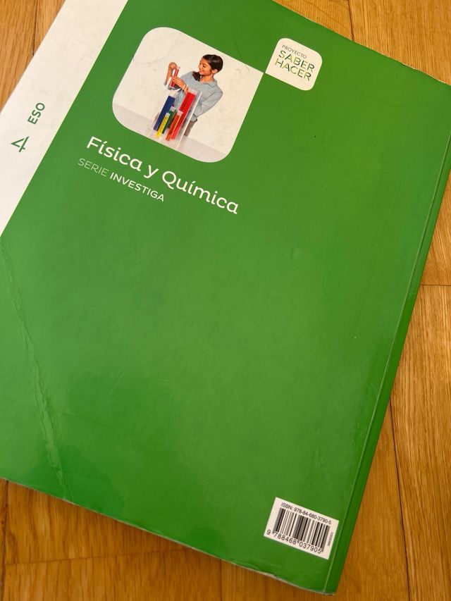 FISICA Y QUIMICA SERIE INVESTIGA 4 ESO SABER HACER