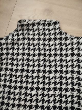 Vestido estampado pata de gallo
