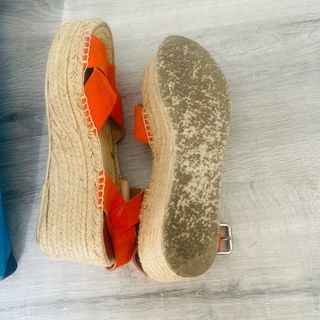 Sandalias Bimba y Lola Esparto Talla 39 Naranja