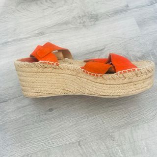 Sandalias Bimba y Lola Esparto Talla 39 Naranja