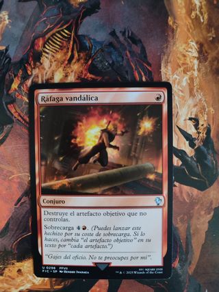 Carta Magic The Gathering FFVII Ráfaga Vandálica