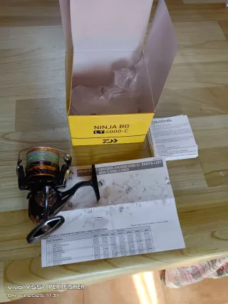 Carrete de pesca Daiwa Ninja BG LT 4000-C