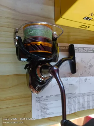 Carrete de pesca Daiwa Ninja BG LT 4000-C