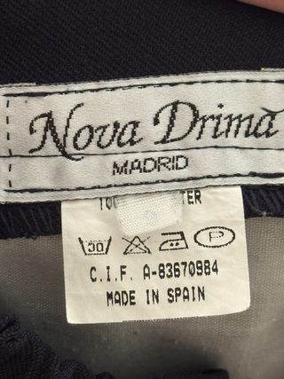 Traje Comandante Drimasa Azul Talla 9