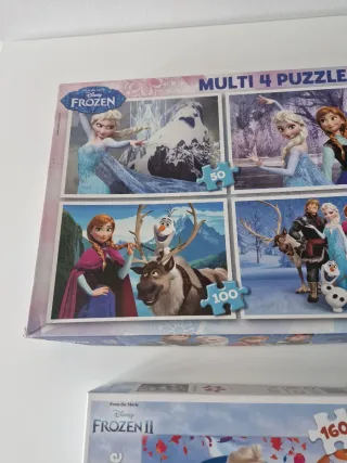 Pack 2 Puzzles Frozen Educa y Trefl