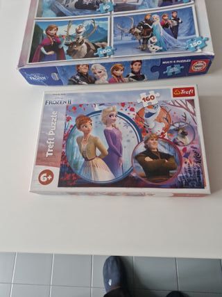 Pack 2 Puzzles Frozen Educa y Trefl