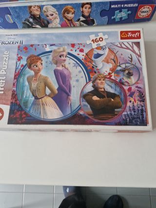 Pack 2 Puzzles Frozen Educa y Trefl