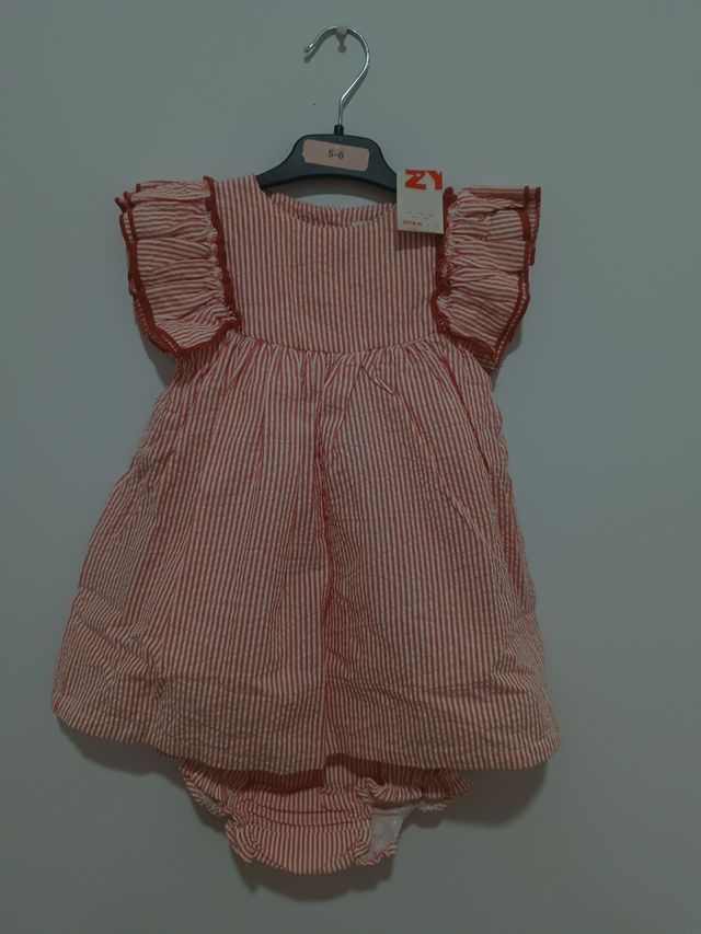 Jesusito bebé rayasrojas y blancas