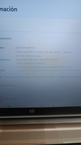 Portátil HP 450 G3 i5 8GB SSD